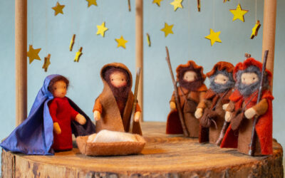 Kerststal 1 Jozef en Maria en Jezus PDF patroon Nederlands en Engels
