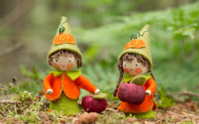 Twee kleine pompoenkaboutertjes PDF patroon Nederlands