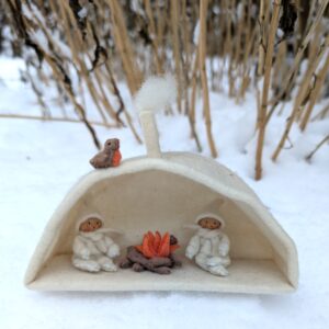 Winterhut PFD patroon Nederlands