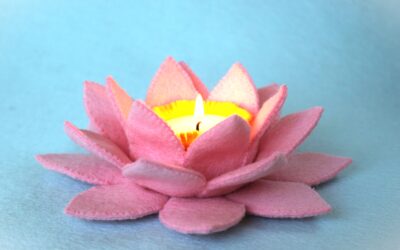 Lotus lichtje PDF patroon Nederlands, Engels en Duits