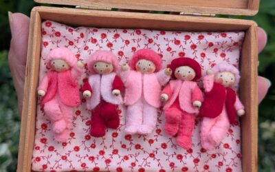 Kleine popjes en kaboutertjes PFD patroon Nederlands, Engels en Duits