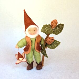 Beukennoot kabouter PDF patroon Nederlands, Engels en Duits